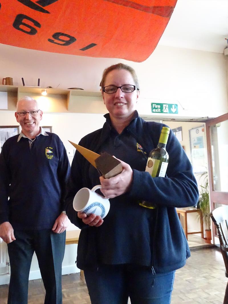 Penny Yarwood wins the Lightning 368 Open at Up River photo copyright John Butler taken at Up River Yacht Club and featuring the Lightning 368 class