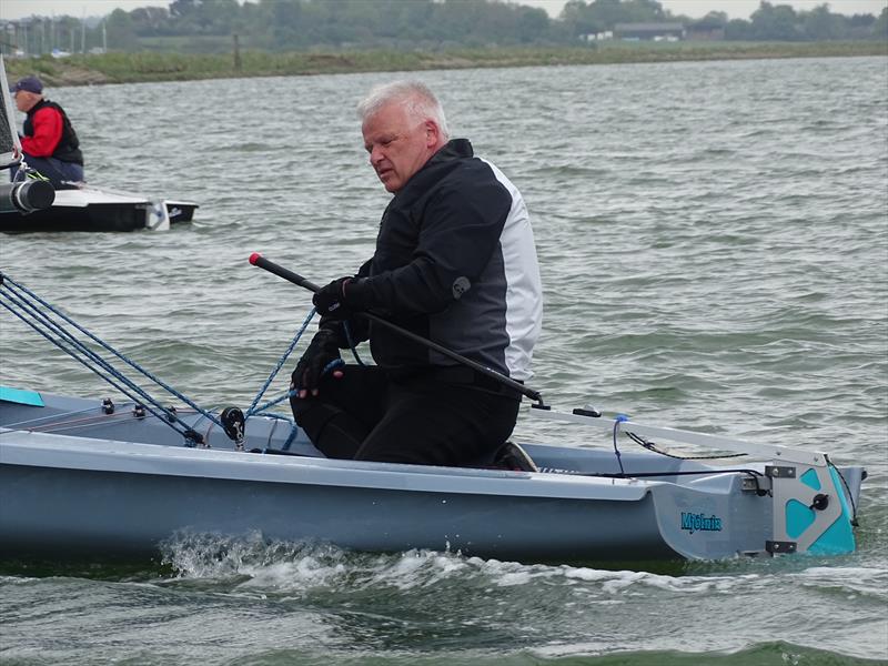 Simon Hopkins during the Noble Marine Lightning 368 2022 Travellers  at Up River YC photo copyright Caroline Hollier taken at Up River Yacht Club and featuring the Lightning 368 class