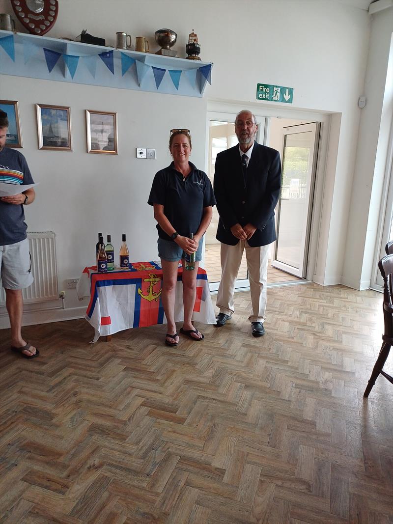 Penny Yarwood 1st overall in the Lightning Southern Championship photo copyright Caroline Hollier taken at Up River Yacht Club and featuring the Lightning 368 class