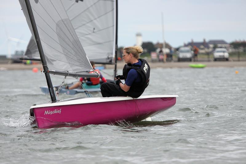 Penny Yarwood, 4th Place and 1st Lady - Noble Marine Insurance Lightning 368 Northern Championship at West Kirby - photo © Aidrian Hollier