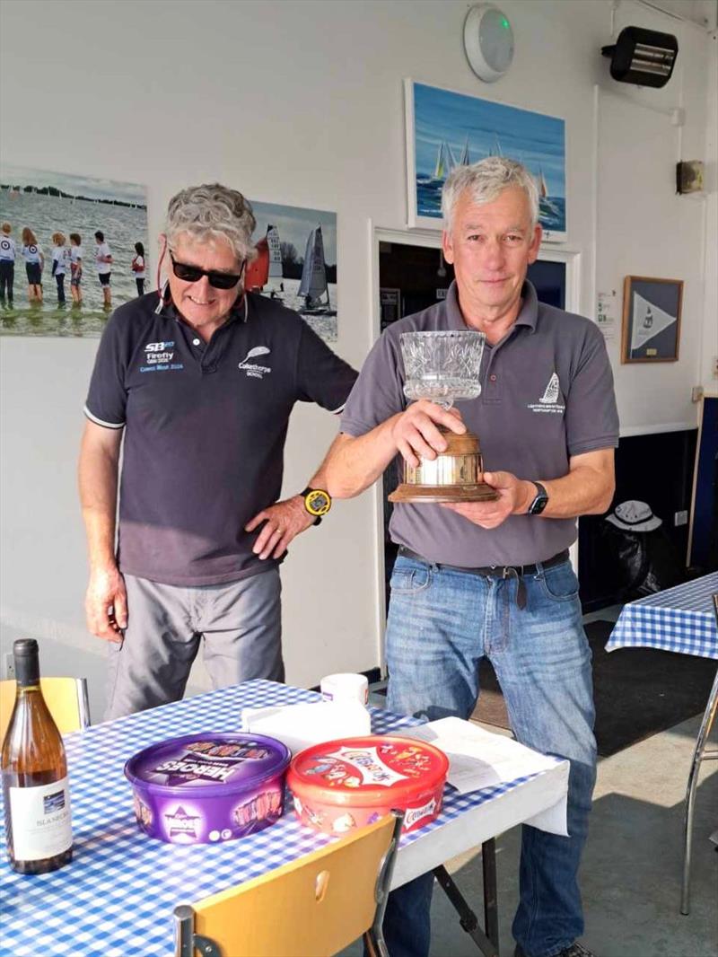 John Claridge wins the Noble Marine Lightning 368 Inlands at Oxford photo copyright Margaret Humphries taken at Oxford Sailing Club and featuring the Lightning 368 class