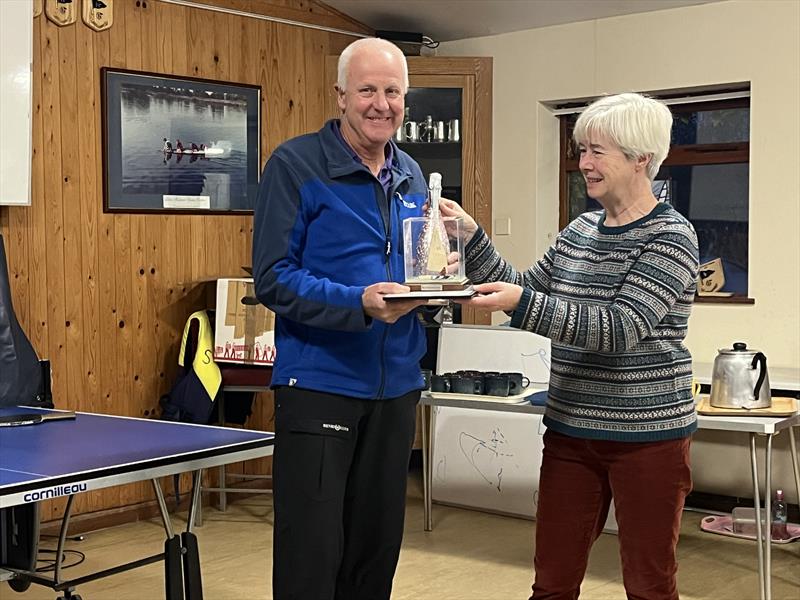 Jeremy Cooper - 1st Travellers Trophy Series - Lightning 368 Rum & Mince Pie Open at West Oxfordshire Sailing Club photo copyright John Butler taken at West Oxfordshire Sailing Club and featuring the Lightning 368 class