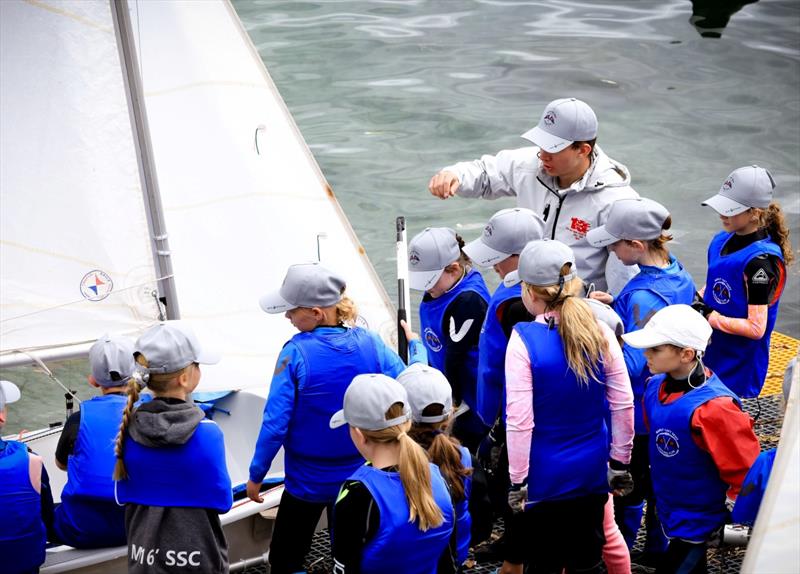 Junior volunteers photo copyright SailMedia taken at Manly 16ft Skiff Sailing Club and featuring the Manly Junior class