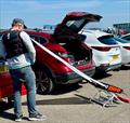 Marblehead Nationals at Datchet: Craig Richards doing some fine tuning © Tracey Fung