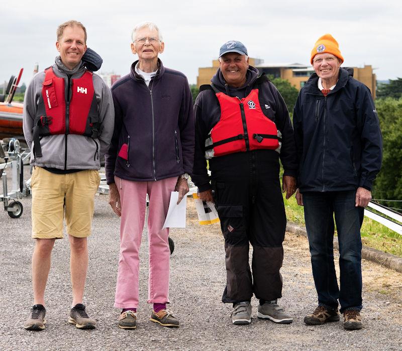 Marblehead Nationals at Datchet: The fab four original contestants photo copyright Tracey Fung taken at Datchet Water Radio Sailing Club and featuring the Marblehead class