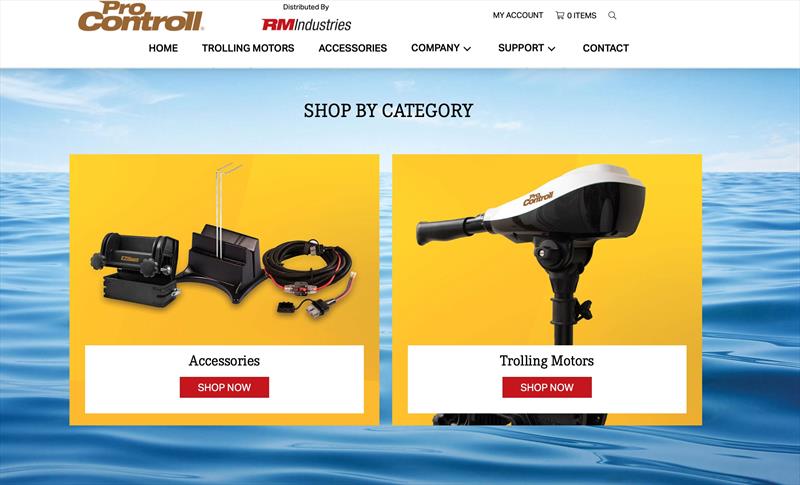 Pro Controll's new website photo copyright Pro Controll taken at  and featuring the Marine Industry class