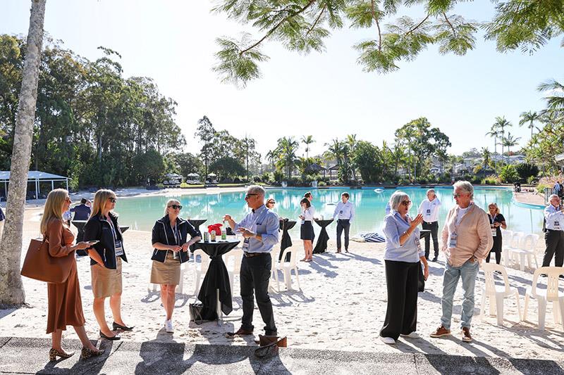 Networking Lunch by the lagoon, ASMEX 2023 photo copyright Salty Dingo taken at  and featuring the Marine Industry class
