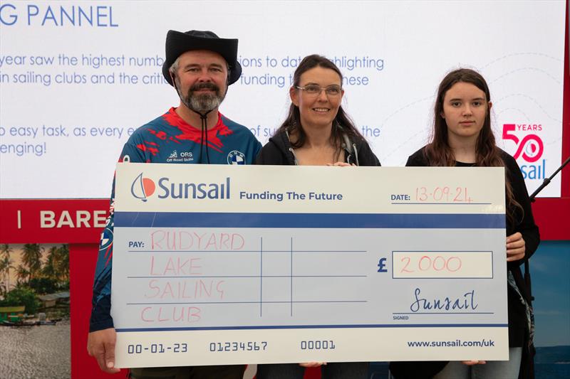 Funding the Future initiative winners - Rudyard Lake Sailing Club photo copyright Sunsail taken at  and featuring the Marine Industry class