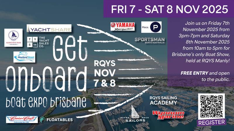 Get Onboard Boat Expo Brisbane photo copyright RQYS taken at Royal Queensland Yacht Squadron and featuring the Marine Industry class