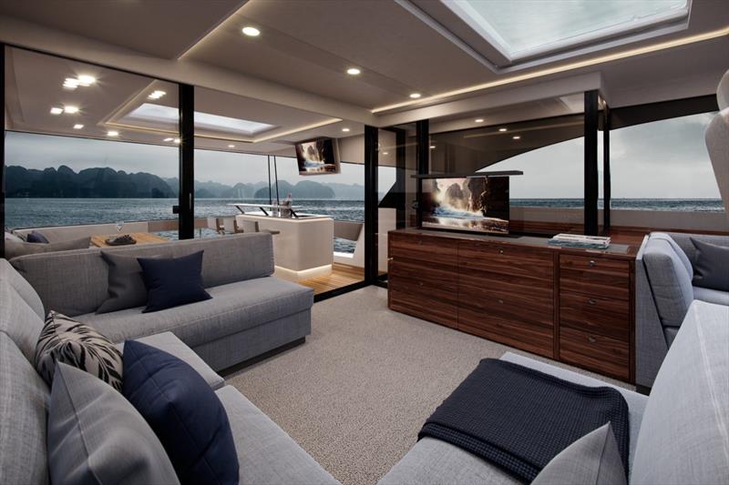 Maritimo M75 flybridge photo copyright Maritimo taken at  and featuring the  class