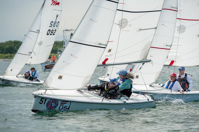 Martin 16 class start line Clagett Regatta and U.S. Para Sailing Championships - photo © Clagett Sailing - Andes Visual