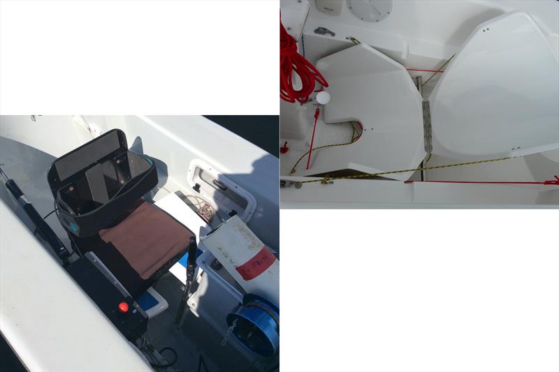 Seat options for the Martin 16 (for sailors with a disability) - photo © KAPE Boatworks