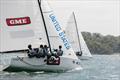 United States & Australia in the background sailing to the windward mark © CYCA | Darcie Collington