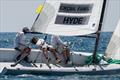 Skipper Josh Hyde (NZL) with crew Zach Fong and Nick Drummond - 58th Governor's Cup International Youth Match Racing Championship Day 4 © Tom Walker