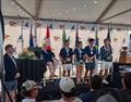 Third Place: Skipper Morgan Pinckney (USA) with crew Cam Spriggs, Kelly Holthus and Alice Schmidt - 58th Governor's Cup International Youth Match Racing Championship © Tom Walker