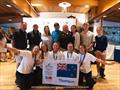 Megan Thomson and the 2.0 team - silver medallists - 2025 Wormens Match Racing World Tour - Chicago - September 2025 © Hannah Noll