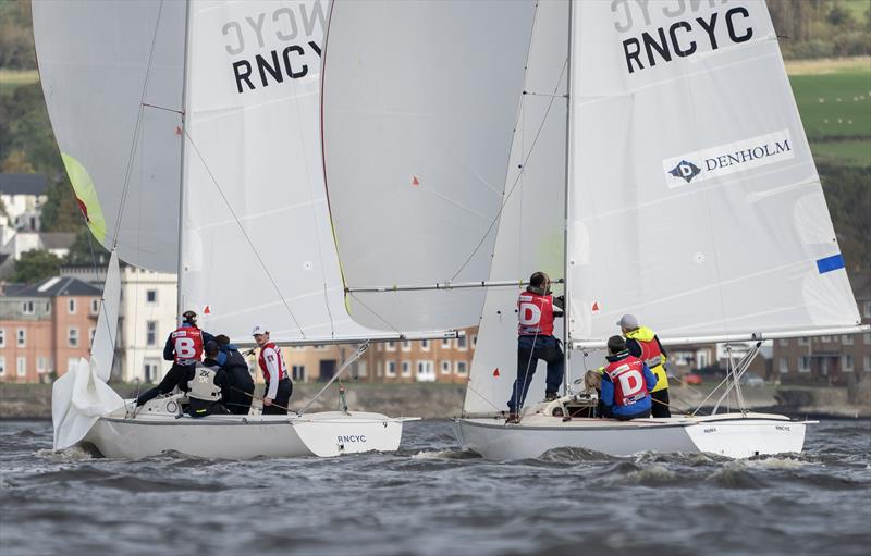 Alex Colquitt and team (left) in action at the Ceilidh Cup 2022 - photo © Neill Ross