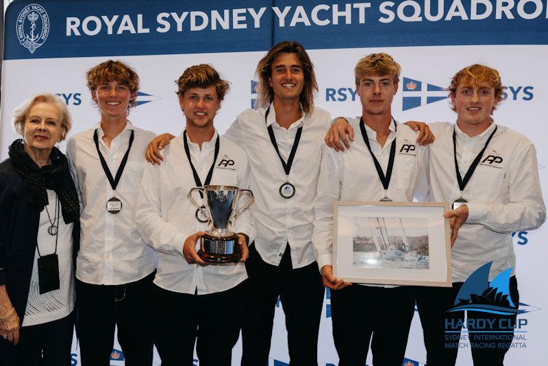 The Hardy Cup winners - Josh Hyde, Cody Coughlan, Mason Mulcahy, Nick Drummond, Zach Fong - photo © Darcie Collington Photography