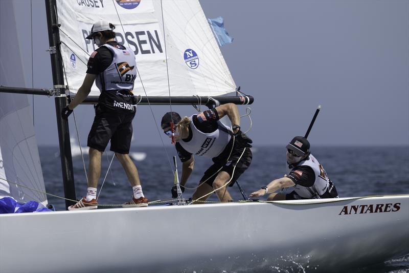 Jeffrey Petersen (USA) and crew Daniel Pegg and Enzo Menditto - 57th Governor's Cup photo copyright Tom Walker taken at Balboa Yacht Club and featuring the Match Racing class