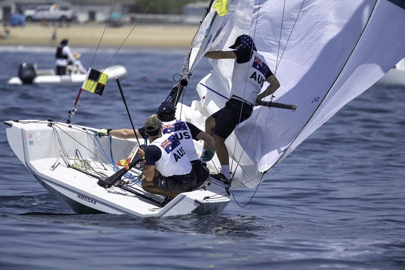 Cole Tapper (AUS) with crew Jack Frewin and Hamish Vass - 57th Governor's Cup - photo © Tom Walker