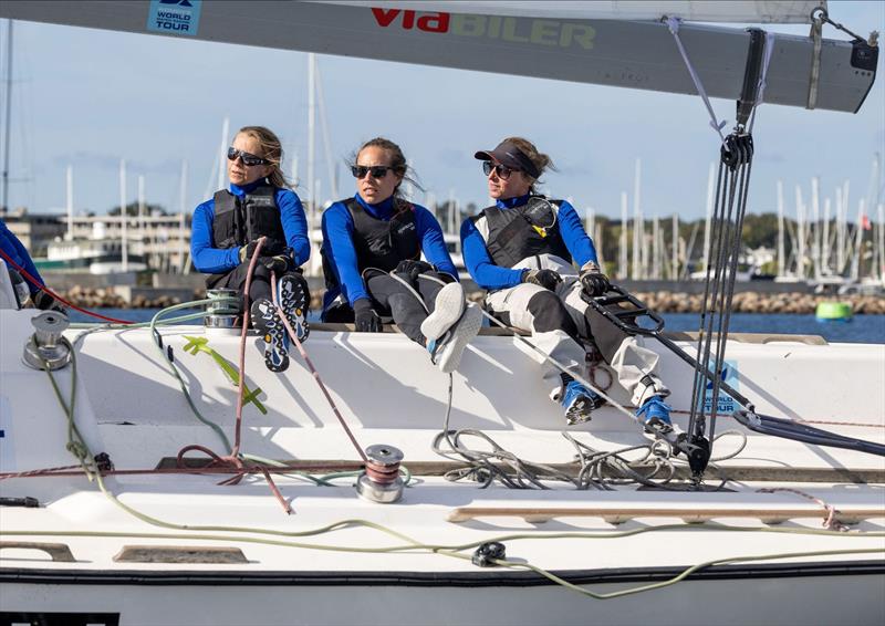 Lea Vogelius (DEN) Women's WMRT Denmark 2023 photo copyright World Match Racing Tour taken at  and featuring the Match Racing class