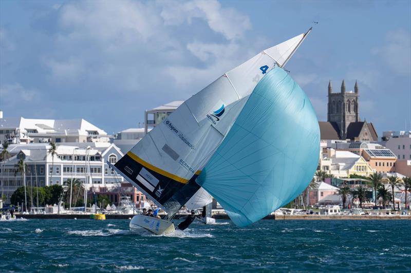 Challening conditions on day 1 of the 2024 Bermuda Gold Cup - photo © Ian Roman / WMRT