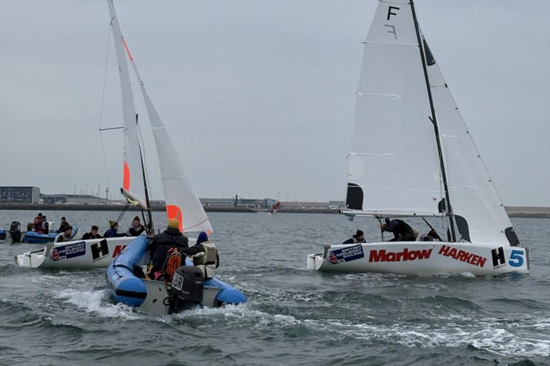 RYA Match Racing Series, Qualifier 1 photo copyright British Keelboat Sailing taken at Weymouth & Portland Sailing Academy and featuring the Match Racing class