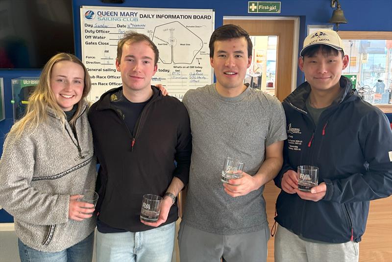 Julian Fung's winning team - RYA National Match Racing Series qualifier 2 - photo © Jack Fenwick