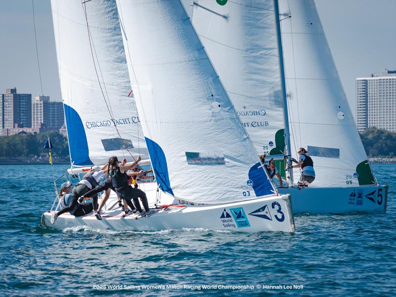 2025 World Sailing Women's Match Racing World Championship Day 1 - photo © Hannah Lee Noll