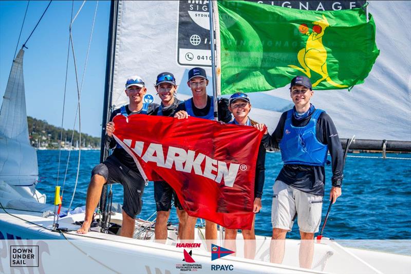 2024 Winners (RPAYC) - Daniel Kemp, Louis Tilly, Lachlan Wallace, Charlie Verity, Isabella Holdsworth - Harken International Youth Match Racing Championship - photo © Royal Prince Alfred Yacht Club