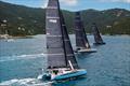 Nemo to weather of Allegra and Convexity² during BVI Spring Regatta & Sailing Festival © Alex Turnbull / Tidal Pulse Media