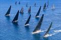 Full fleet start for today's coastal race - IMA Maxi European Championship 2025 © IMA / Studio Borlenghi 