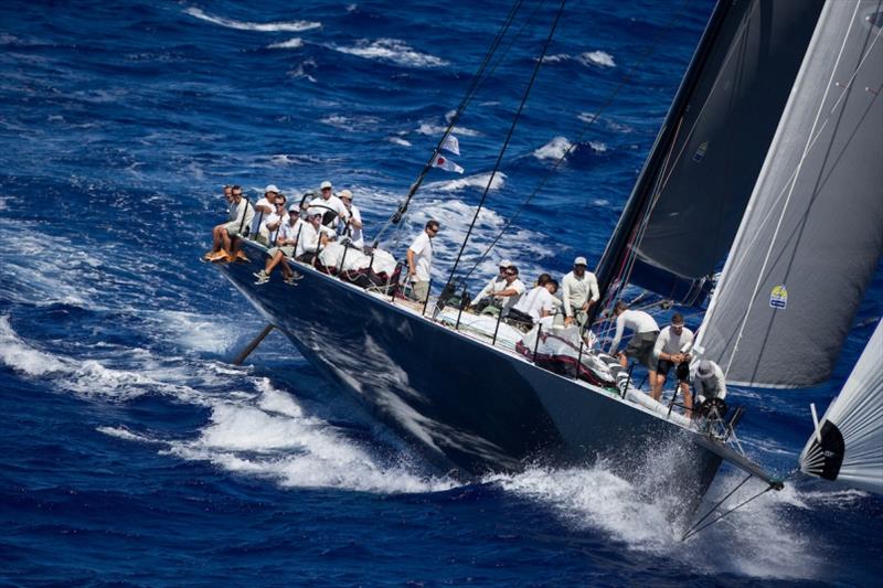 Super Maxi RIO 100 at 2015 Transpac finish photo copyright Race Yachts taken at  and featuring the Maxi class