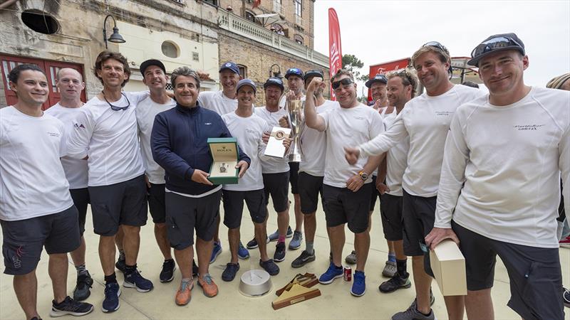 Peter Dubens with his winning North Star crew - 2023 IMA European Champions - IMA Maxi European Championship photo copyright IMA / Studio Borlenghi taken at  and featuring the Maxi class