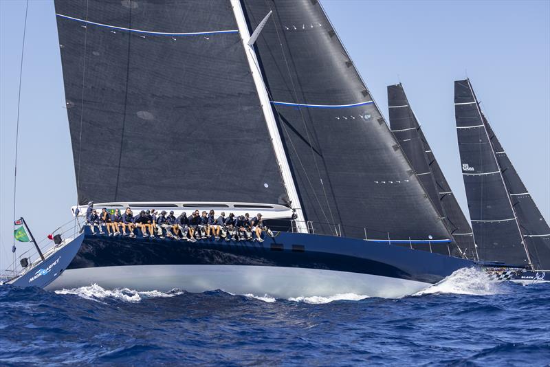 Along with the other Wallycentos, Sir Lindsay Owen-ones' Magic Carpet Cubed is making her debut at the Regata dei Tre Golfi photo copyright IMA / Studio Borlenghi taken at Circolo del Remo e della Vela Italia and featuring the Maxi class