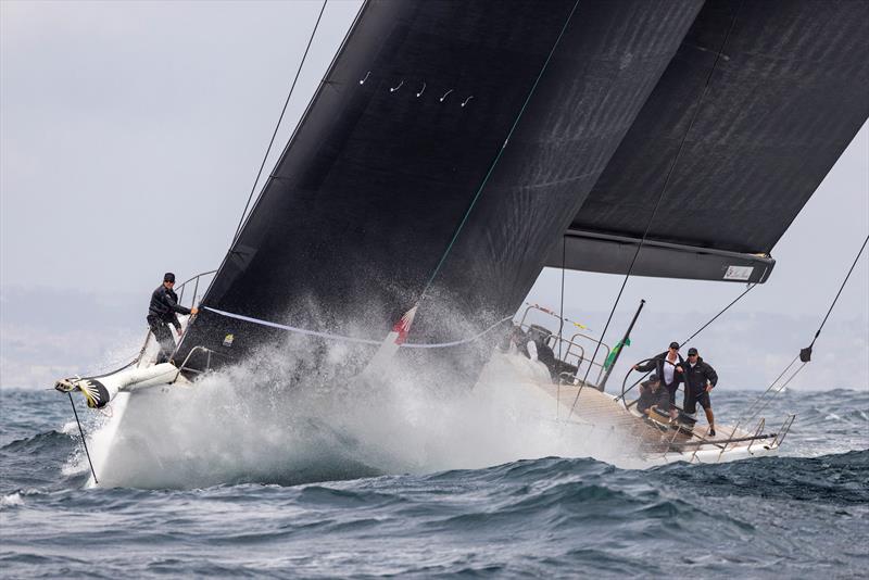 Bearing away on Galateia on day 2 of the IMA Maxi Europeans photo copyright IMA / Studio Borlenghi  taken at Circolo del Remo e della Vela Italia and featuring the Maxi class