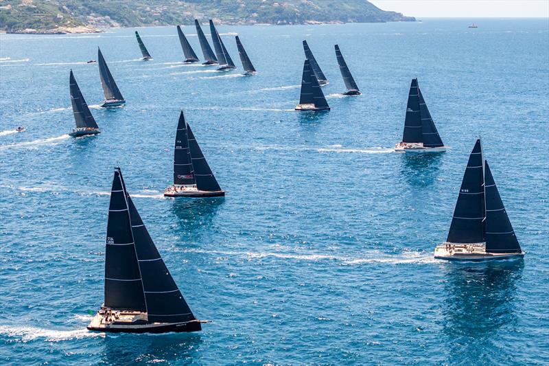 The IMA Maxi Europeans 20-strong fleet spans 100ft Wallycentos down to 60 footers on day 3 of the IMA Maxi Europeans photo copyright IMA / Studio Borlenghi  taken at Circolo del Remo e della Vela Italia and featuring the Maxi class