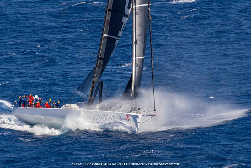 Jørn Larsen's L4 Trifork at pace during the Aegean 600 - photo © Nikos Alevromytis