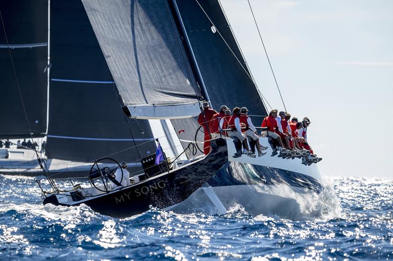 Pier Luigi Loro Piana's ClubSwan 80 My Song - Les Voiles de Saint-Tropez photo copyright Kurt Arrigo taken at Société Nautique de Saint-Tropez and featuring the Maxi class