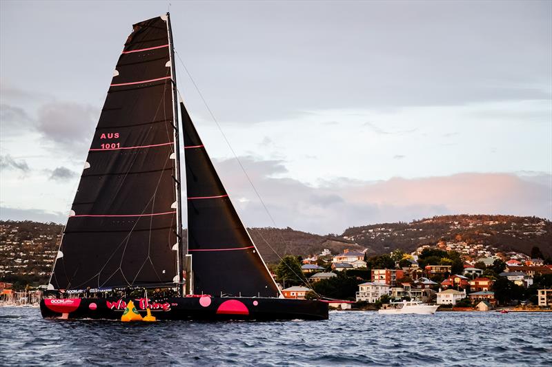 Wild Thing 100 crosses the finish line of the 79th Rolex Sydney Hobart Yacht Race - photo © Salty Dingo