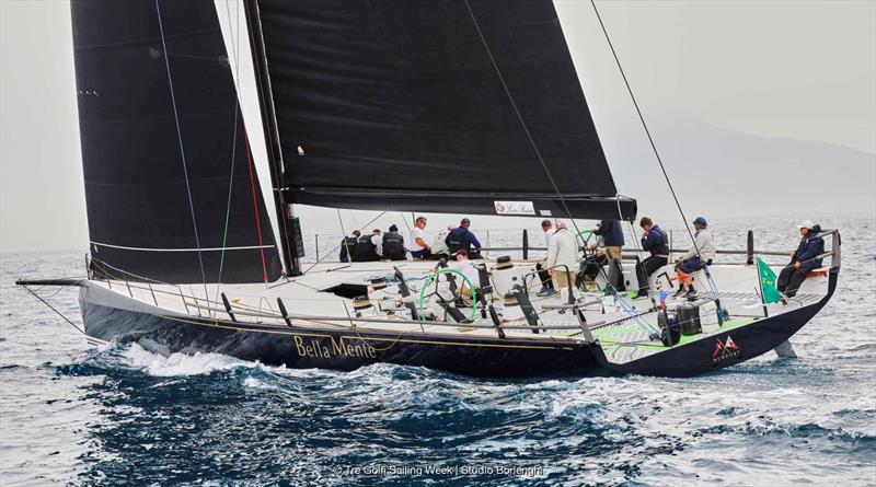 Hap Fauth is back with his IMA Europeans defending champion Bella Mente photo copyright Tre Golfi Sailing Week / Studio Borlenghi taken at Circolo del Remo e della Vela Italia and featuring the Maxi class