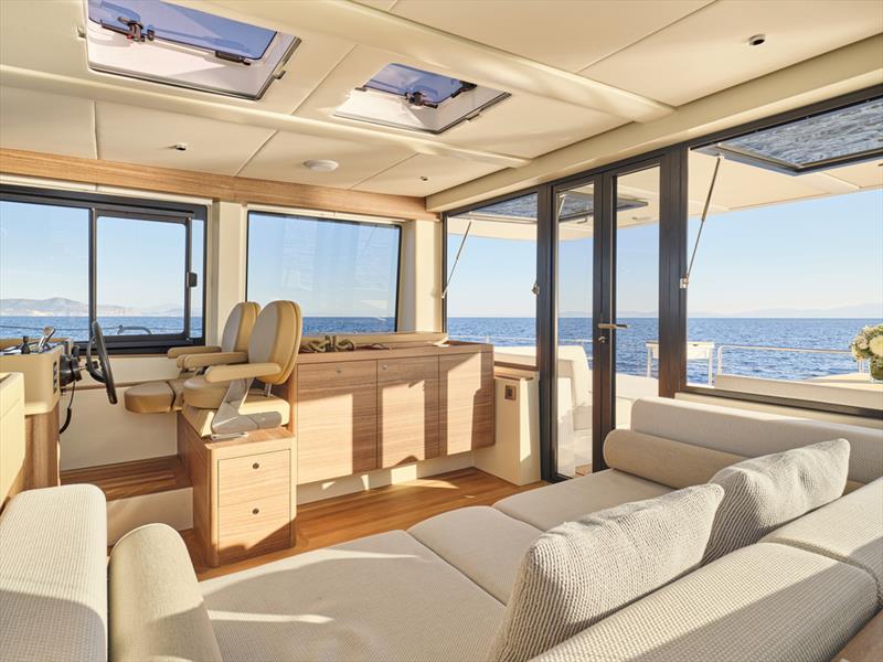 The bright airy main saloon offers 360 degree views - Omikron OT-60 -  Juan Yacht Design - October 2025 photo copyright Studio Reskos taken at Yacht Club of Greece and featuring the  class