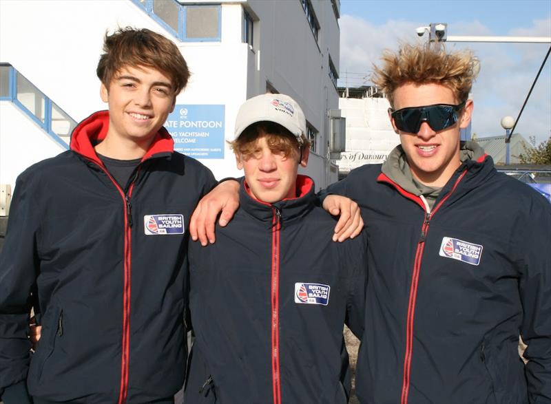 64th Endeavour Trophy - Youth Squad boys Jac Bailey (left), Ben Greenhalgh (centre), Ben Sinfield (right) - photo © Sue Pelling