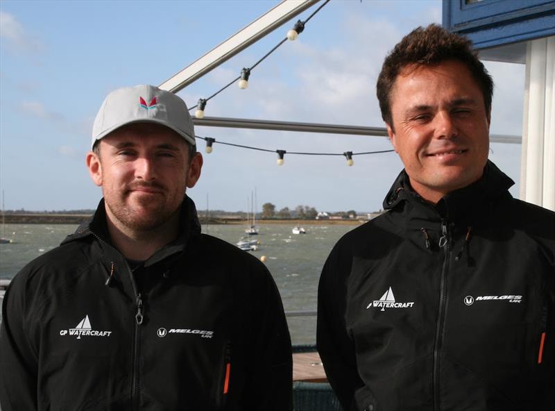 64th Endeavour Trophy - Shaun Priestley (Director Melges UK), and Liam Pardy (Sales and Events Manager Melges UK) - photo © Sue Pelling