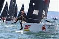 Razjaren (CRO) of Lukasz Podniesinski with Ante Cesic at the helm - Melges 24 European Sailing Series 2024 in Trieste, Italy © YCA / ITA M24 Class / Giovanni Tesei