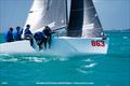 Bacardi Winter Series Event 1 Day 1: Melges 24 – ‘Dark Horse' punches ahead to race 1 victory © Hannah Lee Noll