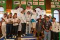 Youth Teams - Next Generation podium: FOXYDRY, YCA YOUNG TEAM and EUTSY / ALE ALI (ITA) - Melges 24 World Championship 2025, Trieste, Italy © YCA / Giovanni Tesei