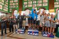 Overall Top Three: NEFELI (GER), DARK ENERGY (USA) and STRAMBAPAPA (ITA) - Melges 24 World Championship 2025, Trieste, Italy © YCA / Giovanni Tesei