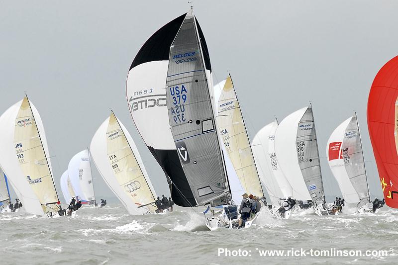 Melges 24 worlds at Corpus Christi, Texas day 3 photo copyright Rick Tomlinson / www.rick-tomlinson.com taken at  and featuring the Melges 24 class