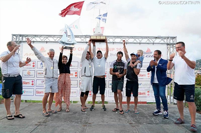 2019 Melges 24 World Champion - Maidollis ITA854 - Carlo Fracassoli, Enrico Fonda, Gianluca Perego, Stefano Lagi, Matteo Ramian photo copyright Pierrick Contin / IM24CA taken at Lega Navale Italiana and featuring the Melges 24 class